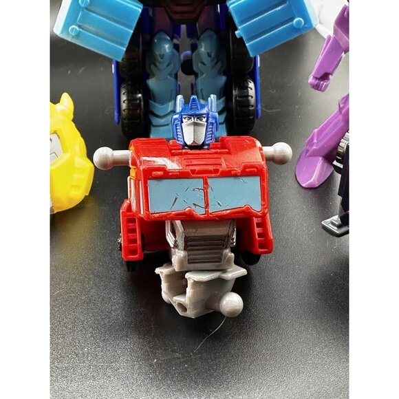 Transformers Lot For Parts Happy Meal toys Robots Hasbro Vtg - Picture 9 of 9